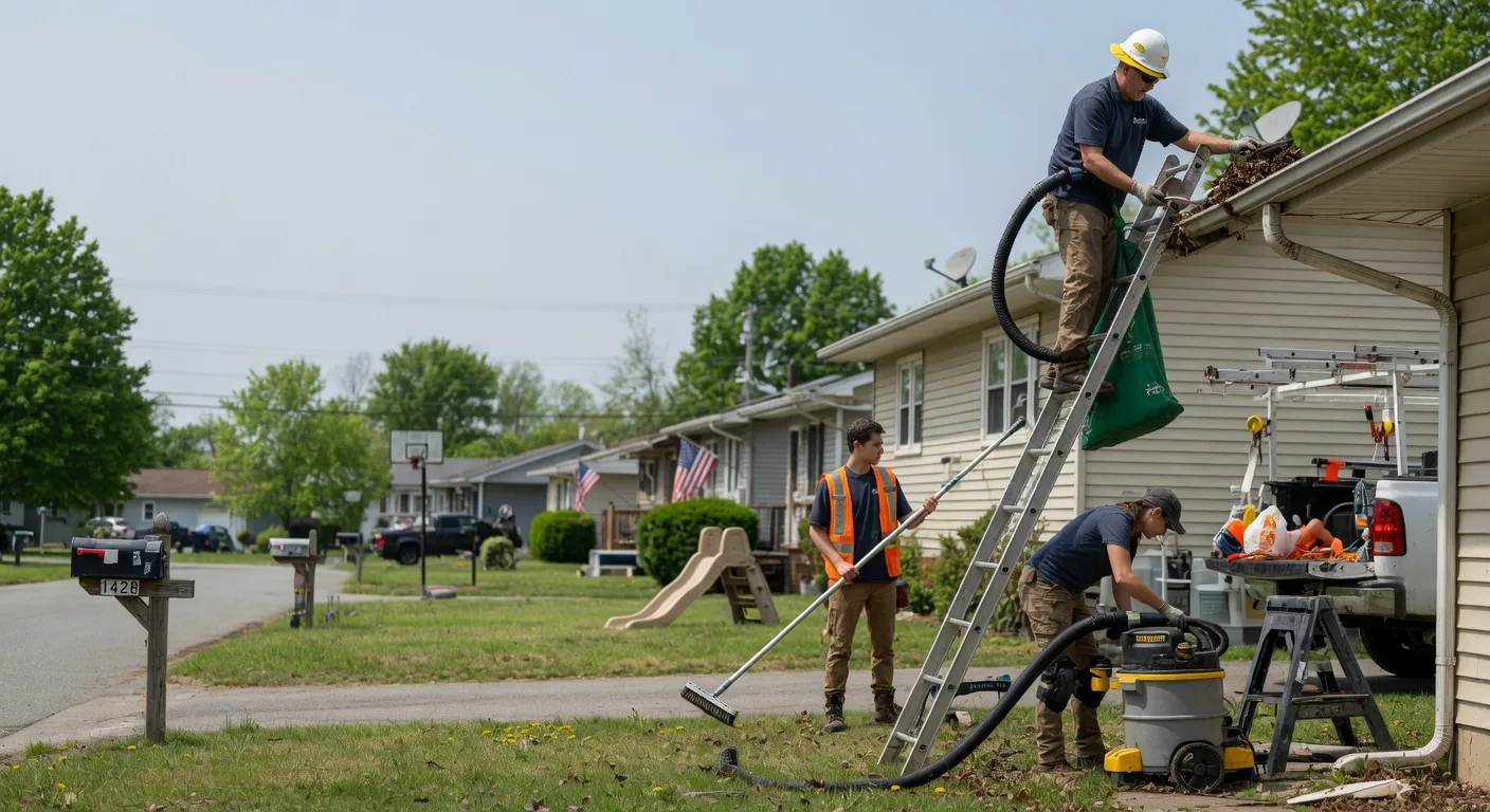 Gutter Installation in Mentcle, PA near me